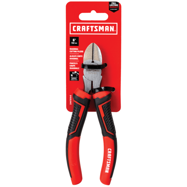 Alicate Craftsman bi material corte diagonal 6"