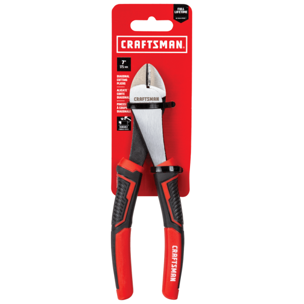 Alicate Craftsman bi material corte diagonal 7"