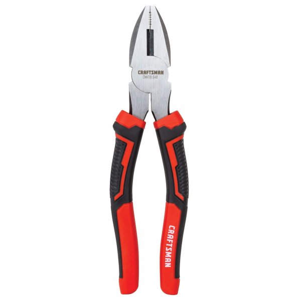 Pinza Craftsman bi material para electricista 8"