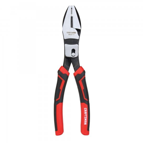 Pinza Craftsman bi material para electricista compound 8"