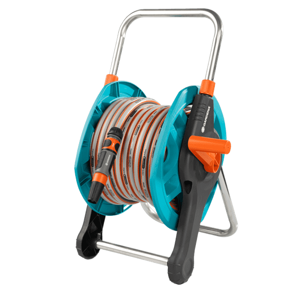 Soporte portamanguera Gardena equipado