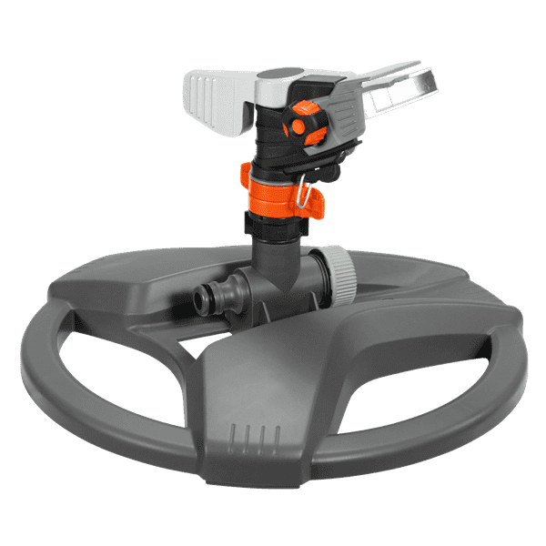 Aspersor de impacto Gardena con base Premium