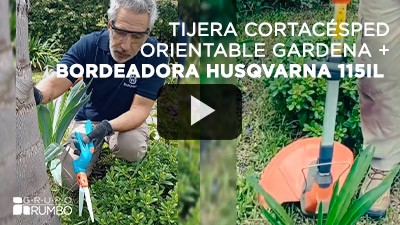 ¿Cuidás tu césped? Juan y una dupla perfecta Bordeadora Husqvarna + Tijera Orientable Gardena