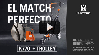 Husqvarna K770 + KV7, la #CombinaciónPerfecta