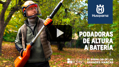 Preparate para mantener los árboles saludables con podadoras de altura Husqvarna a Batería
