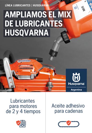 Husqvarna - Línea de lubricantes para motores 2T y 4T