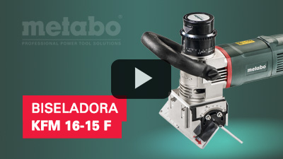 Bienvenido a la precisión de la Biseladora Metabo KFM 16-15 F