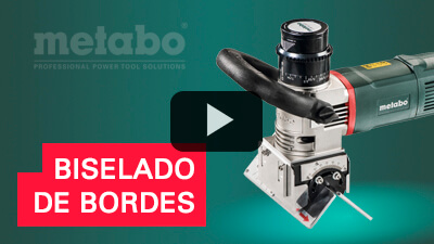 ¿Bordes vivos y preparación para soldadura? Biselá con eficiencia Metabo.