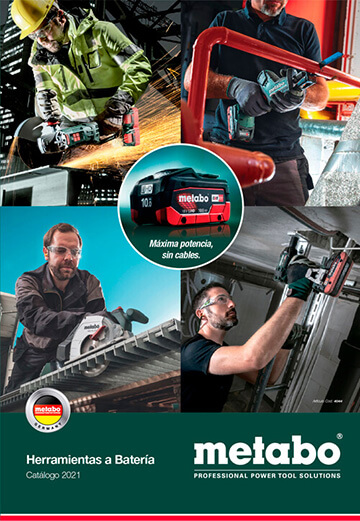 (0004044) Catálogo Metabo, Herramientas eléctricas a Batería 2021
