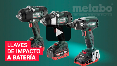 Trabajá ágilmente con las llaves de impacto Metabo.