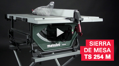 Sierra de-mesa Metabo TS-254m