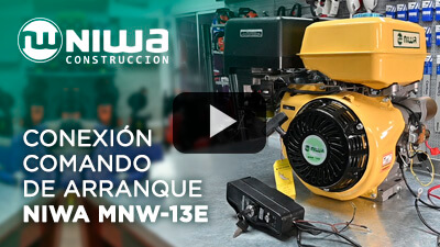 Conexión del comando de arranque eléctrico del Motor Niwa MNW-13E