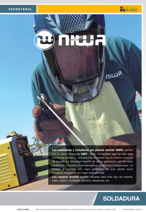 Catálogo Soldadoras Niwa