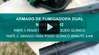Armado de fumigadoras Niwa - Videotutorial con el modelo FNW-42 Dual