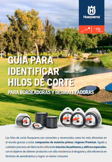 Husqvarna - Guía para identificar hilos de corte para bordeadoras y desmalezadoras