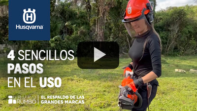 4 sencillos pasos para que aprendas a utilizar correctamente tu #Motosierra #Husqvarna