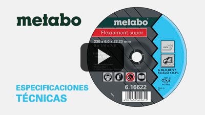 Conocé cómo leer un disco abrasivo para conocer sus especificaciones técnicas #tip #tutorial #metabo
