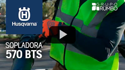 ¿Soplado exigente, rendimiento, comodidad y modo crucero? Husqvarna 570 BTS, Sopladora de mochila