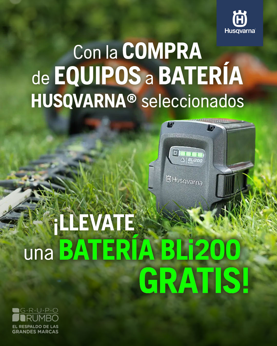 Promo Husqvarna Batería 2024