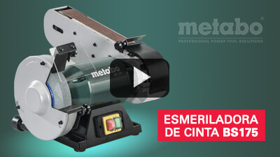 Esmeril doble combinado de banco universal Metabo BS 175.