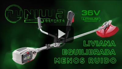 Desmalezadora a batería Niwa BDW-054 con tecnología Li-ion de 36V IntelliCell