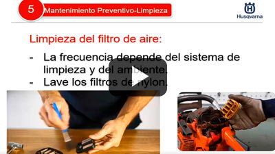 Capacitación de Producto Husqvarna - Mantenimiento Preventivo de Motosierras