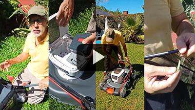 Juan Miceli repasa y brinda consejos sobre la práctica cortacésped Niwa BCPW-900 (a batería)