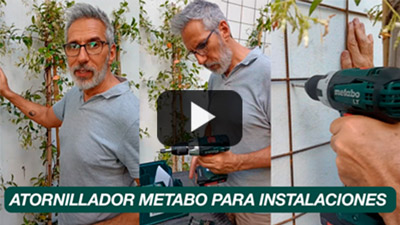 Juan Miceli lo logró con el atornillador taladro BS 18 LT de Metabo