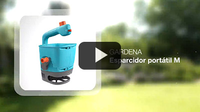 Esparcidor de mano M de Gardena, rápido y sencillo