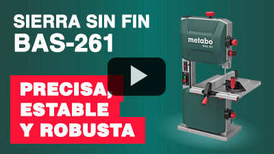Metabo - Sierra Sin Fin BAS 261 para madera