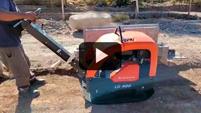 Plancha compactadora reversible Husqvarna LG 400