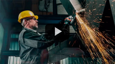 Amoladoras angulares de Metabo para discos de 125, 180 y 230mm.