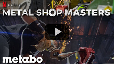 Metabo presente y en acción en la serie Metal Shop Masters este 10/09/2021