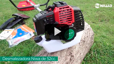 Conocé la desmalezadora Niwa DNW-52 en 10 segundos